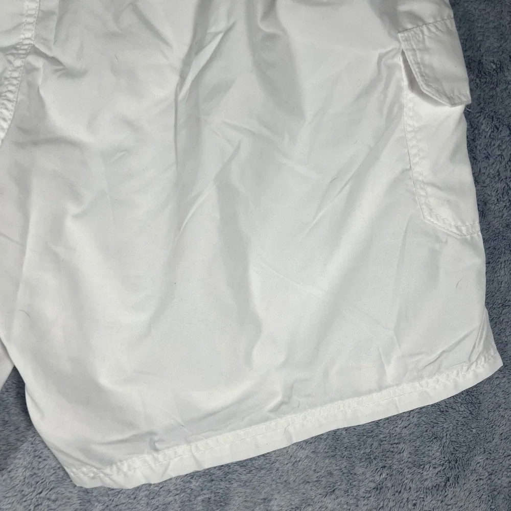Kanu Surf Mens Marina Board‎ Shorts NEW White 3X Plus Size Swim Trunks UPF 50+